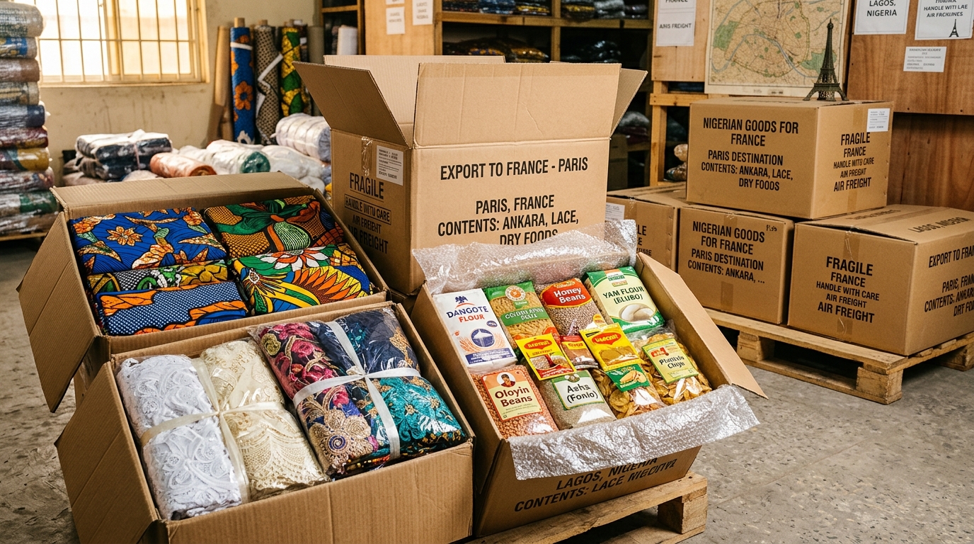 Sending Food, Clothing and Personal Belongings to France